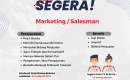DIBUTUHKAN SEGERA!! MARKETING/SALESMAN